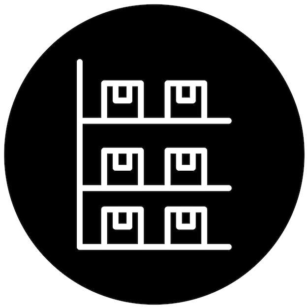 Vectorontwerp Inventaris Icon Stijl