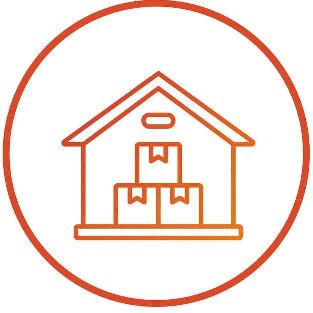 Vectorontwerp Inventaris Icon Stijl