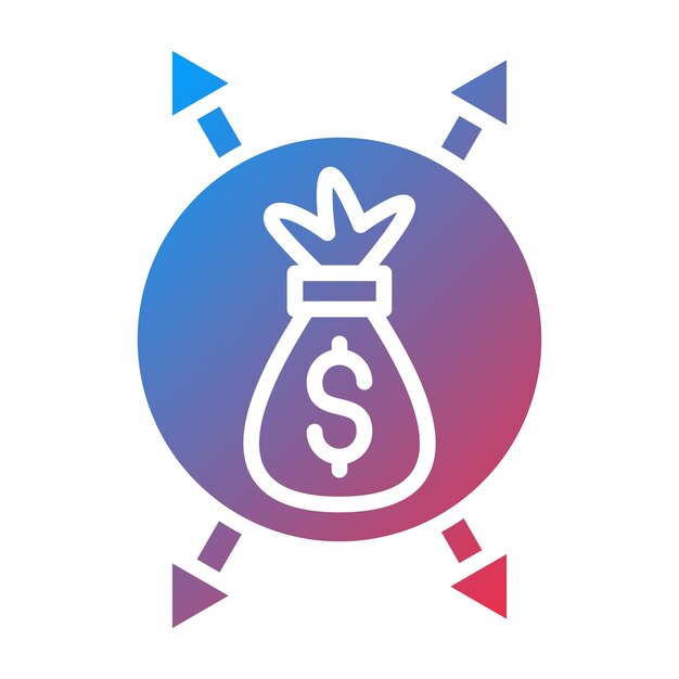 Vectorontwerp Investeringsbeslissing Icon Stijl