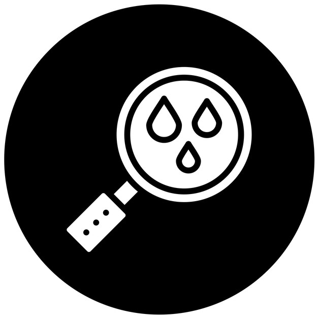 Vectorontwerp Inzicht Druppel Icon Stijl