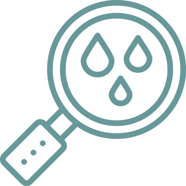 Vectorontwerp Inzicht Druppel Icon Stijl