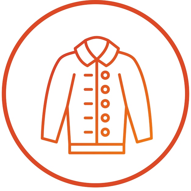 Vectorontwerp Jacket Icon Style