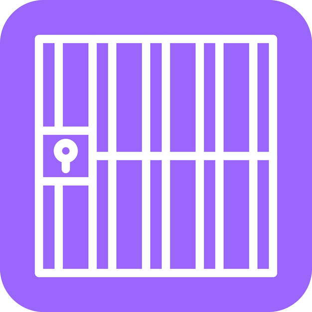 Vectorontwerp Jail Icon Style