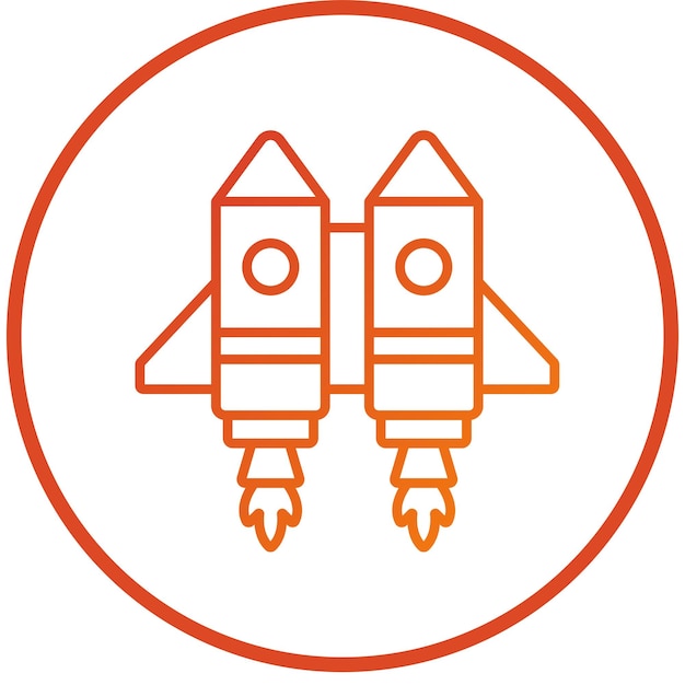 Vectorontwerp Jetpack Icon Style