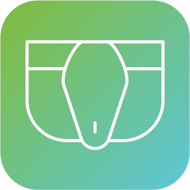 Vectorontwerp Jockstrap Icon Style