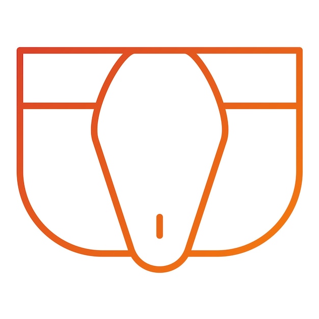 Vectorontwerp Jockstrap Icon Style