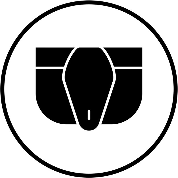 Vectorontwerp Jockstrap Icon Style