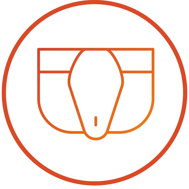 Vectorontwerp Jockstrap Icon Style