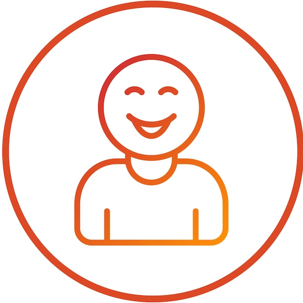Vectorontwerp Joyous Icon Style