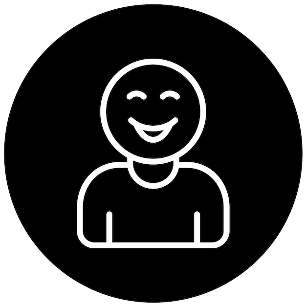 Vectorontwerp Joyous Icon Style