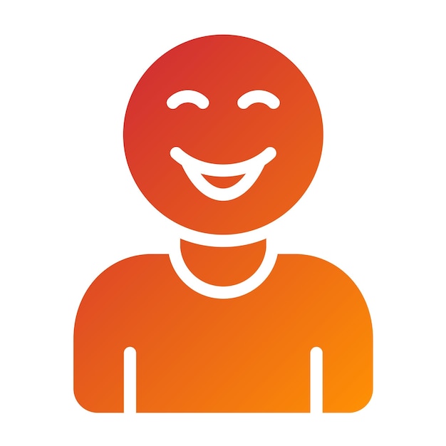 Vectorontwerp Joyous Icon Style