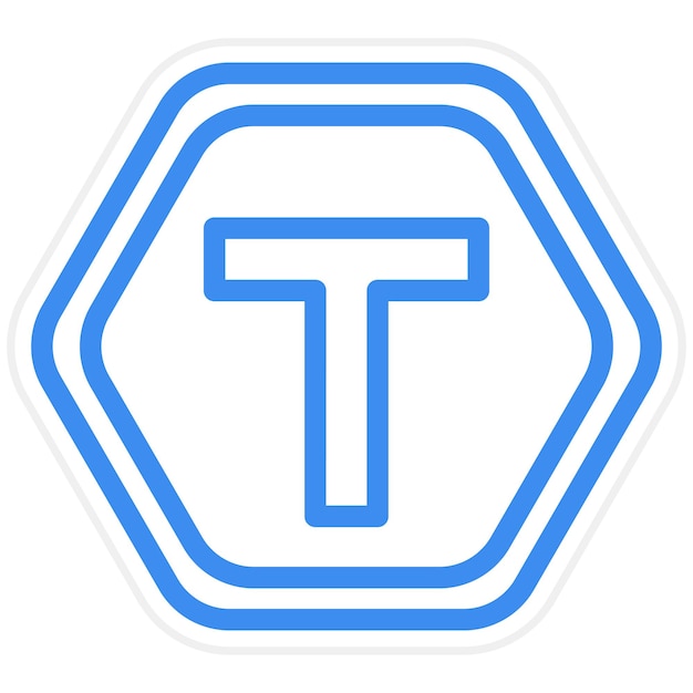 Vector vectorontwerp junction icon style