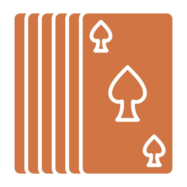 Vectorontwerp Kaart Deck Icon Style