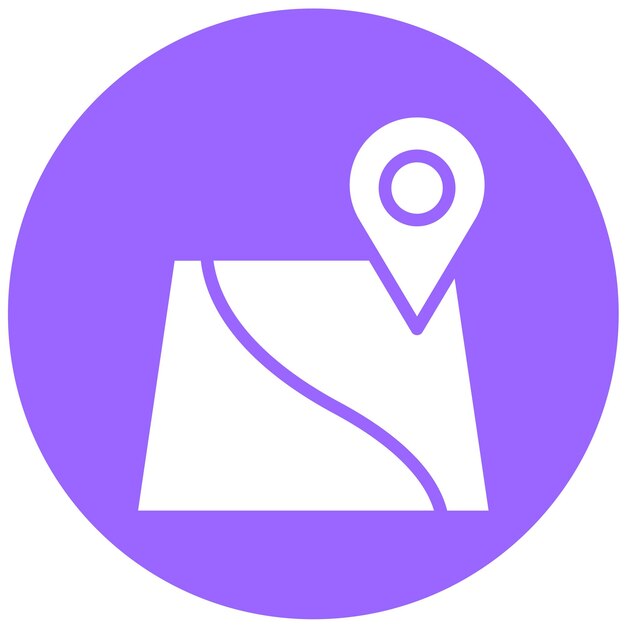 Vectorontwerp Kaarten Icon Stijl