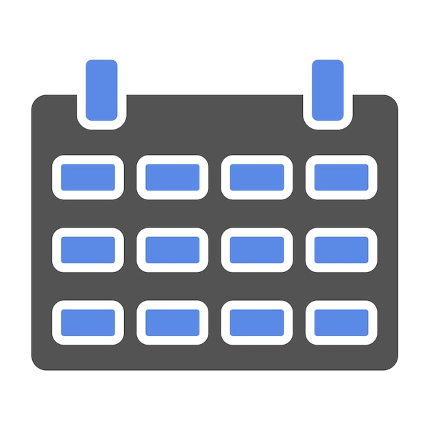 Vectorontwerp kalender icoon stijl