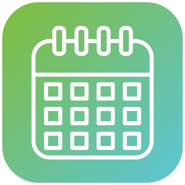 Vectorontwerp kalender icoon stijl