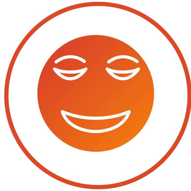Vectorontwerp Kalme Icon Stijl