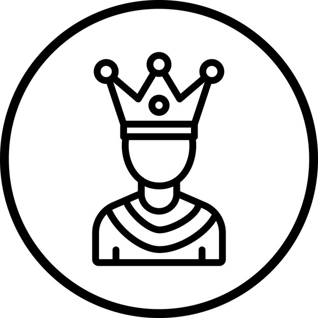Vectorontwerp keizerlijke icoon stijl
