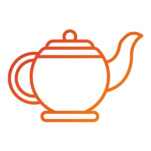 Vectorontwerp Kettle Icon Style