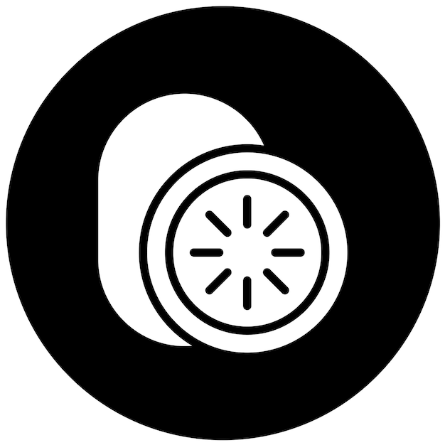 Vectorontwerp Kiwi Icon Style