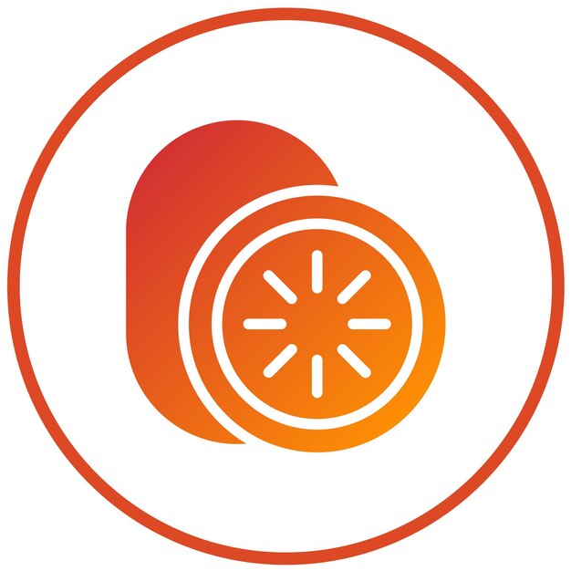 Vectorontwerp Kiwi Icon Style