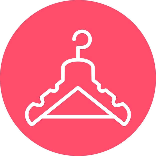 Vectorontwerp kledinghanger Icon Style