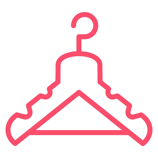 Vectorontwerp kledinghanger Icon Style