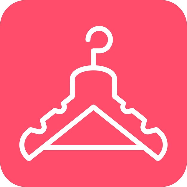 Vectorontwerp kledinghanger Icon Style