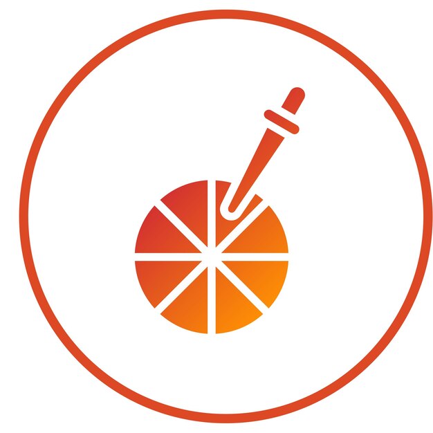 Vectorontwerp Kleurkeuzer Icon Stijl