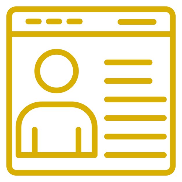 Vectorontwerp Koper Persona Icon Style