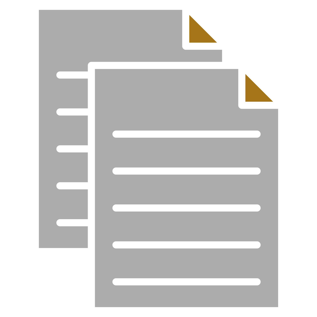 Vectorontwerp Kopie Icon Stijl