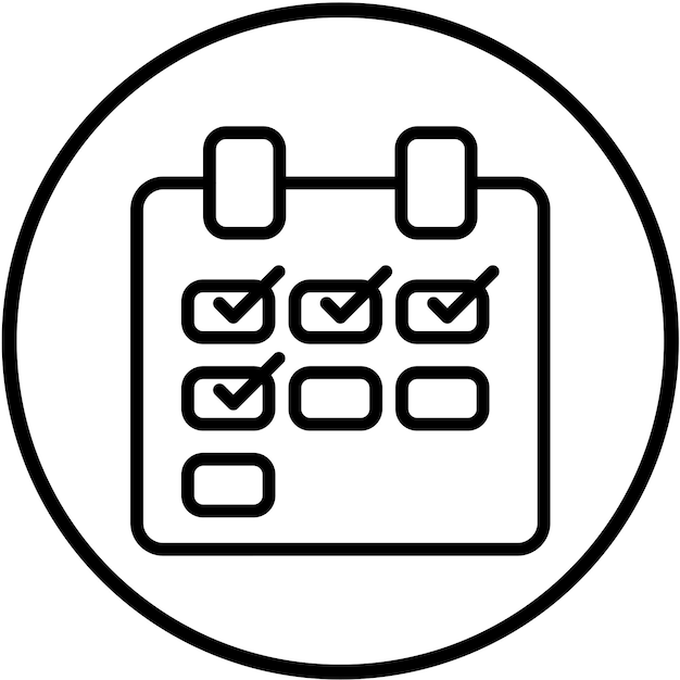 Vectorontwerp Kortere werkweek Icon Style