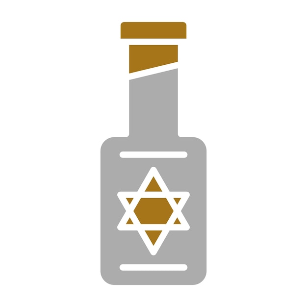 Vector vectorontwerp kosher icon style
