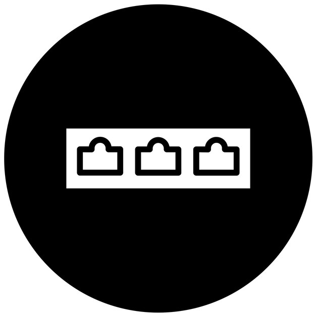 Vectorontwerp KVM Switch Icon Style
