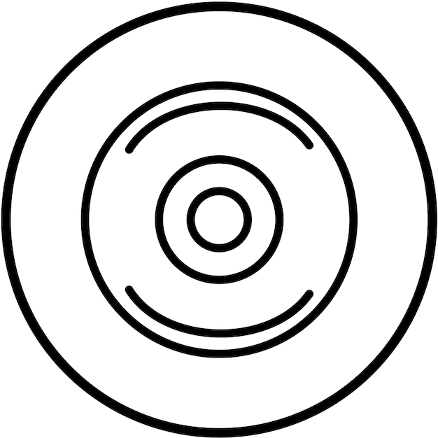 Vectorontwerp LabelFlash Disc Icon Style