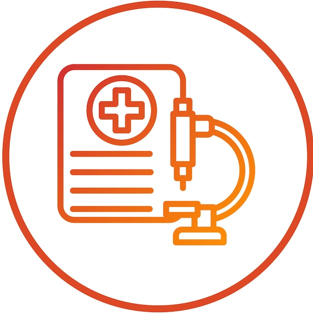 Vectorontwerp Laboratoriumanalyse Icon Stijl