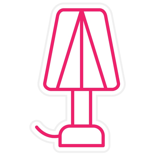 Vectorontwerp Lamp Icon Style