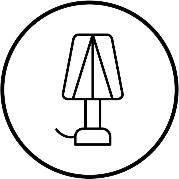 Vectorontwerp Lamp Icon Style