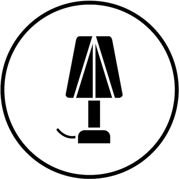 Vectorontwerp Lamp Icon Style