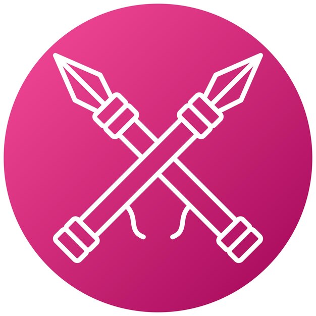 Vectorontwerp Lance Icon Style