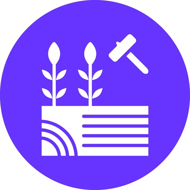 Vectorontwerp landbouwveiling Icon Style