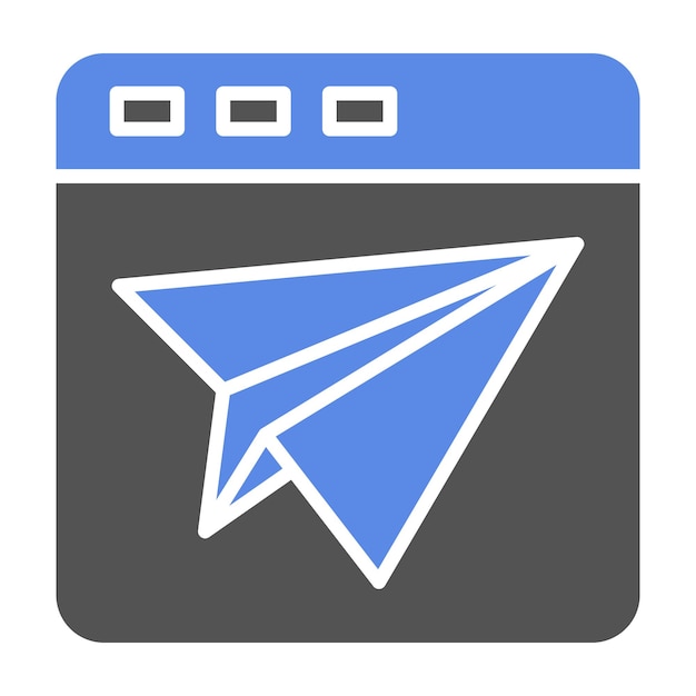 Vectorontwerp Landing Page Icon Style