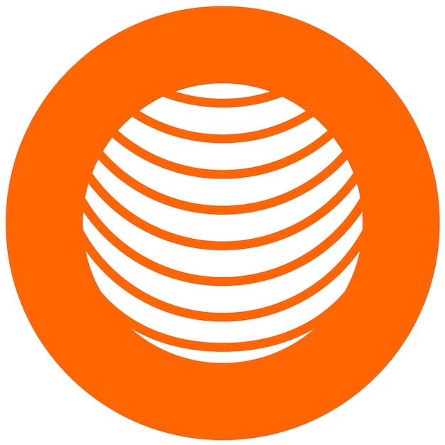Vectorontwerp Latitude Icon Style