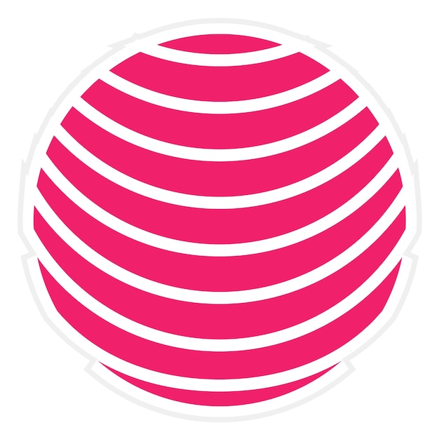 Vectorontwerp Latitude Icon Style
