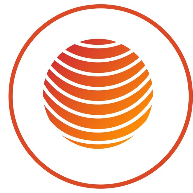 Vectorontwerp Latitude Icon Style