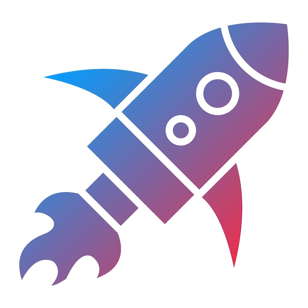 Vectorontwerp Launch Icon Style