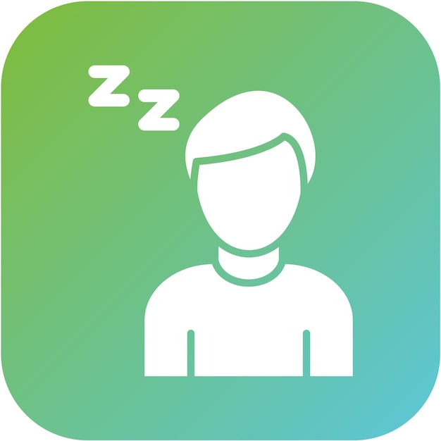 Vectorontwerp Lazy Icon Style