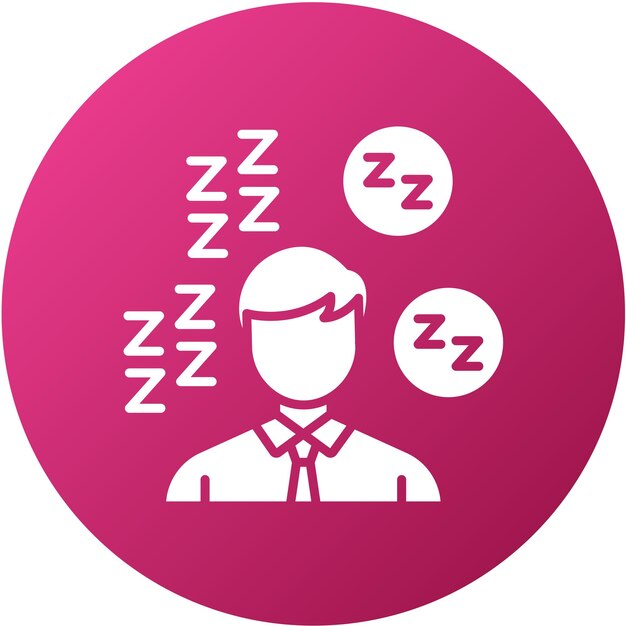 Vectorontwerp Lazy Icon Style