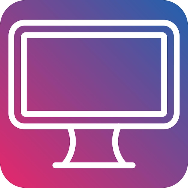 Vectorontwerp Lcd Icon Style
