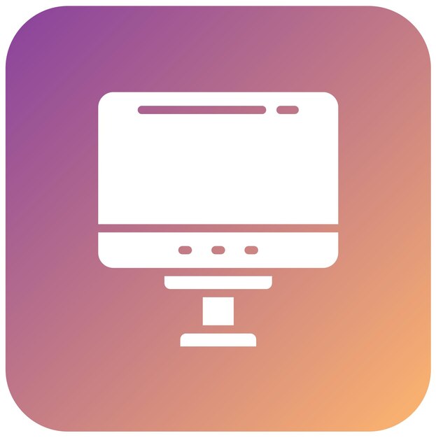 Vectorontwerp Lcd Icon Style